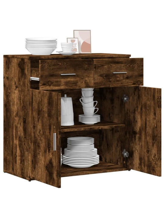 Příborník kouřový dub 79 x 38 x 80 cm kompozitní dřevo