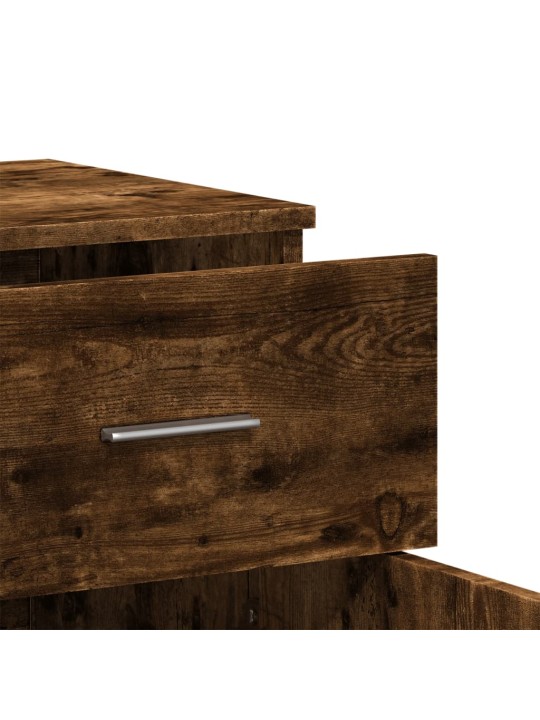 Příborník kouřový dub 79 x 38 x 80 cm kompozitní dřevo