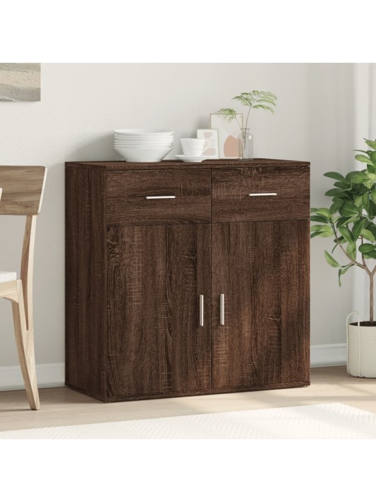 Příborník hnědý dub 79 x 38 x 80 cm kompozitní dřevo