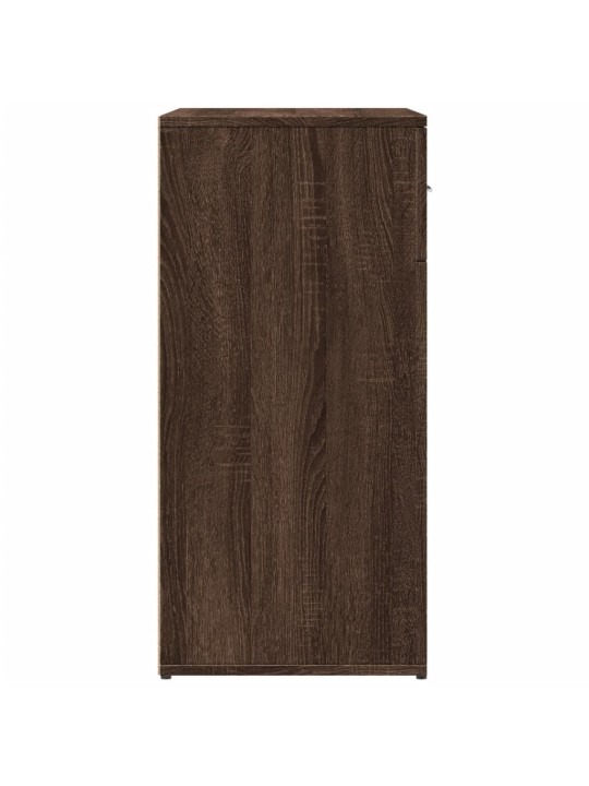 Příborník hnědý dub 79 x 38 x 80 cm kompozitní dřevo