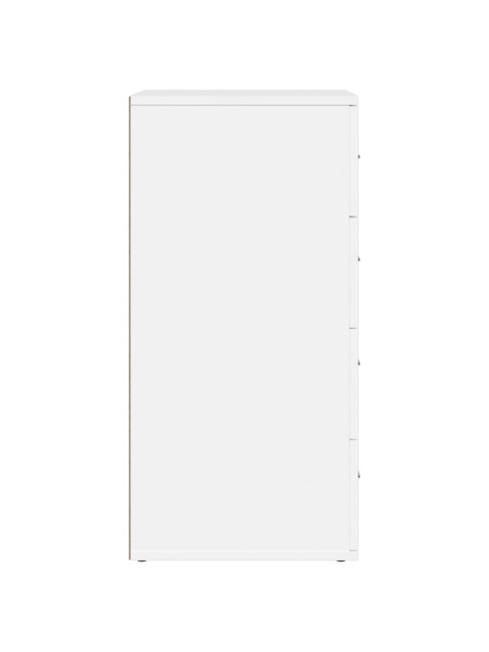 Příborník bílý 60 x 39 x 80 cm kompozitní dřevo