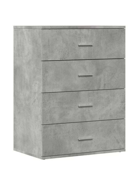 Příborník betonově šedý 60 x 39 x 80 cm kompozitní dřevo