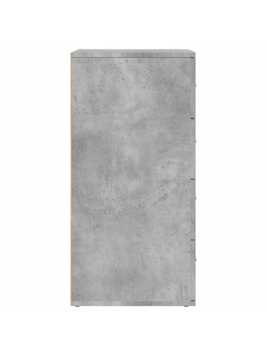 Příborník betonově šedý 60 x 39 x 80 cm kompozitní dřevo