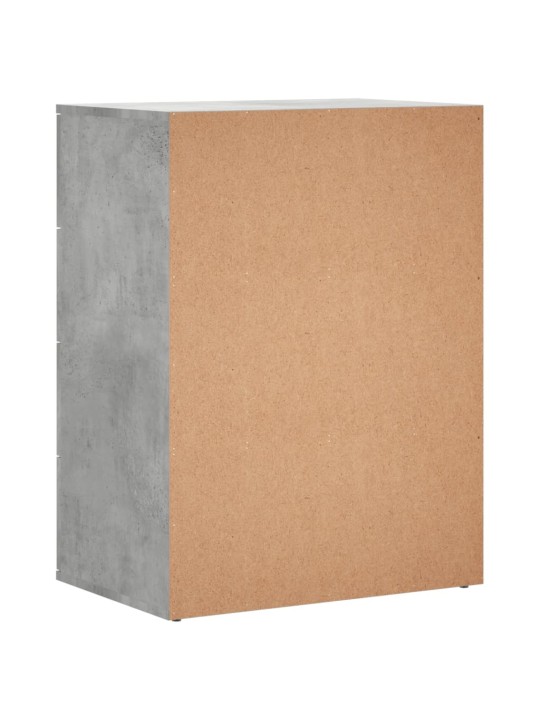 Příborník betonově šedý 60 x 39 x 80 cm kompozitní dřevo