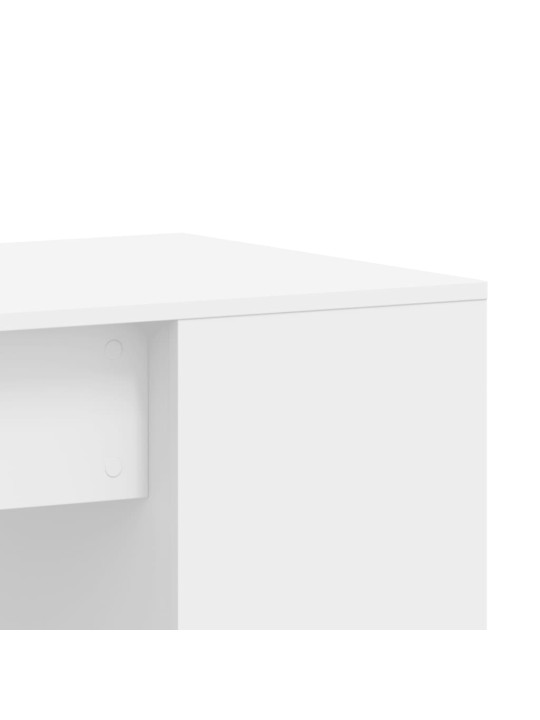 Psací stůl bílý 102 x 50 x 75 cm kompozitní dřevo