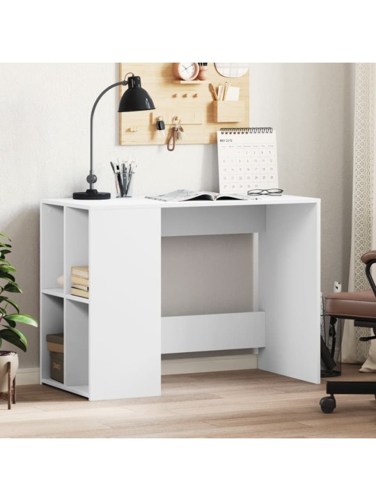 Psací stůl bílý 102 x 50 x 75 cm kompozitní dřevo
