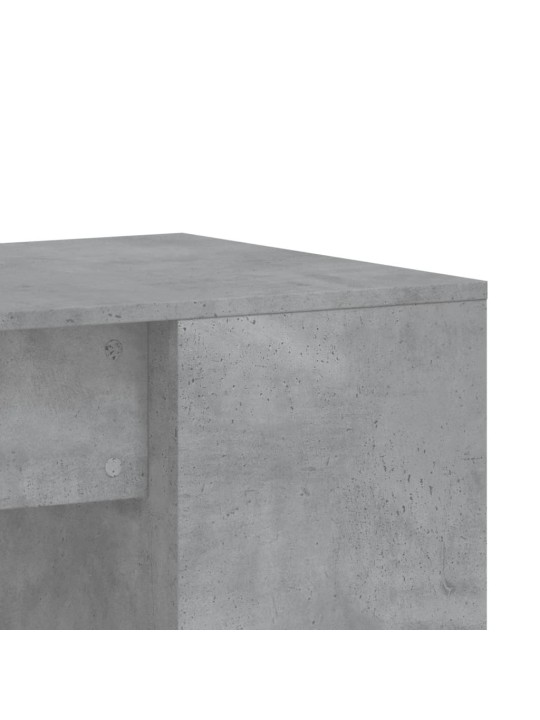 Psací stůl betonově šedý 102 x 50 x 75 cm kompozitní dřevo