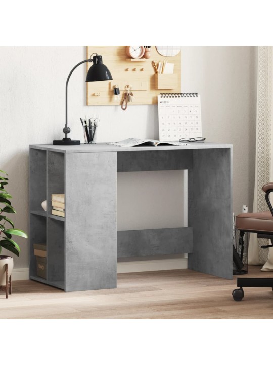 Psací stůl betonově šedý 102 x 50 x 75 cm kompozitní dřevo