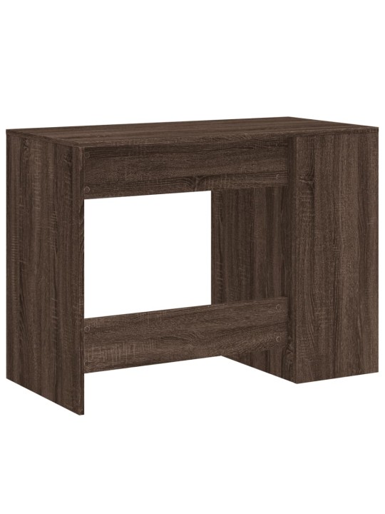 Psací stůl hnědý dub 102 x 50 x 75 cm kompozitní dřevo