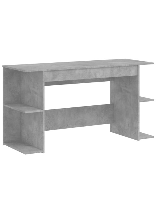 Psací stůl betonově šedý 140 x 50 x 75 cm kompozitní dřevo