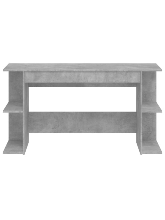 Psací stůl betonově šedý 140 x 50 x 75 cm kompozitní dřevo
