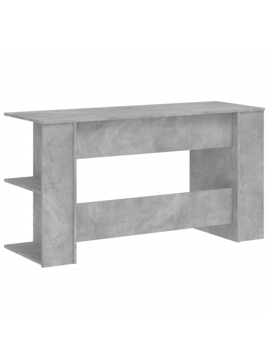 Psací stůl betonově šedý 140 x 50 x 75 cm kompozitní dřevo