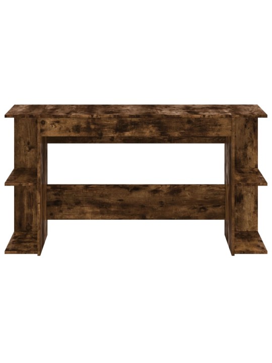 Psací stůl kouřový dub 140 x 50 x 75 cm kompozitní dřevo