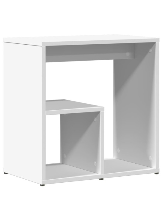 Odkládací stolky 2 ks bílé 50 x 30 x 50 cm kompozitní dřevo