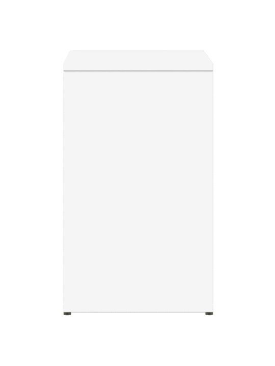 Odkládací stolky 2 ks bílé 50 x 30 x 50 cm kompozitní dřevo
