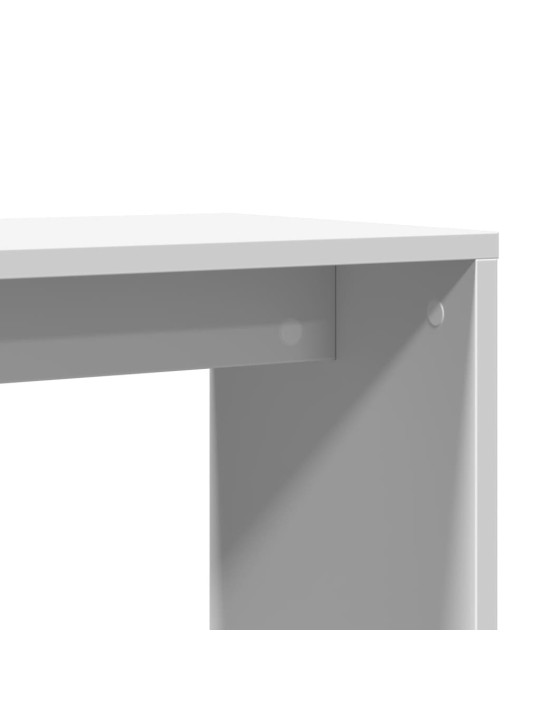 Odkládací stolky 2 ks bílé 50 x 30 x 50 cm kompozitní dřevo