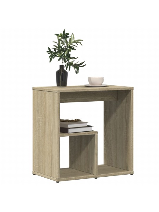 Odkládací stolky 2 ks dub sonoma 50x30x50 cm kompozitní dřevo