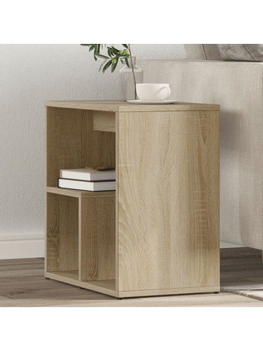 Odkládací stolky 2 ks dub sonoma 50x30x50 cm kompozitní dřevo