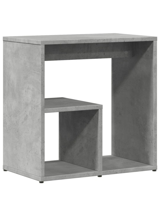 Odkládací stolek betonově šedý 50 x 30 x 50 cm dřevotříska