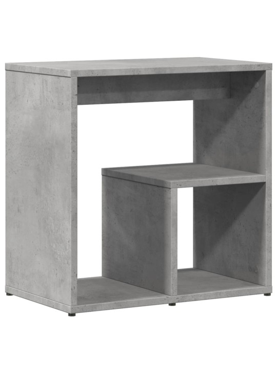 Odkládací stolek betonově šedý 50 x 30 x 50 cm dřevotříska