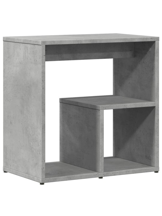 Odkládací stolky 2 ks betonově šedé 50x30x50cm kompozitní dřevo
