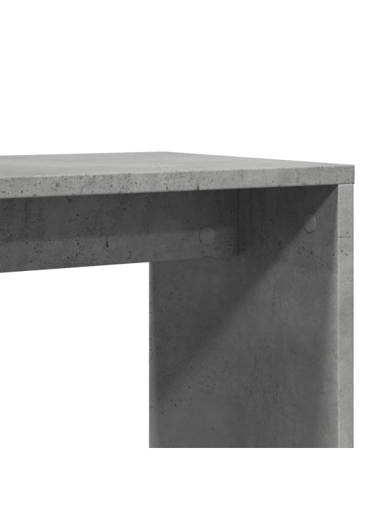 Odkládací stolky 2 ks betonově šedé 50x30x50cm kompozitní dřevo
