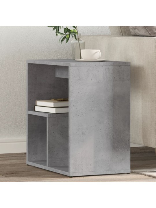Odkládací stolky 2 ks betonově šedé 50x30x50cm kompozitní dřevo