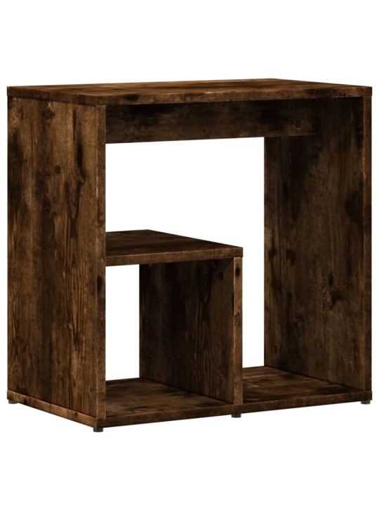 Odkládací stolky 2 ks kouřový dub 50x30x50 cm kompozitní dřevo