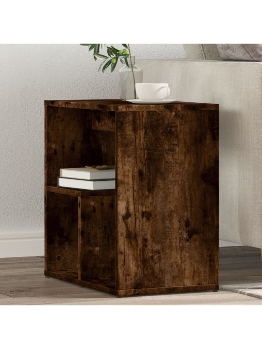 Odkládací stolky 2 ks kouřový dub 50x30x50 cm kompozitní dřevo