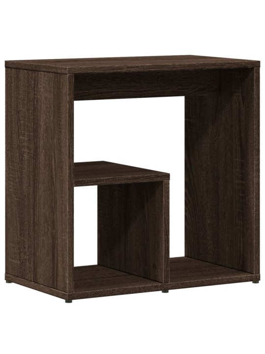 Odkládací stolky 2 ks hnědý dub 50x30x50 cm kompozitní dřevo