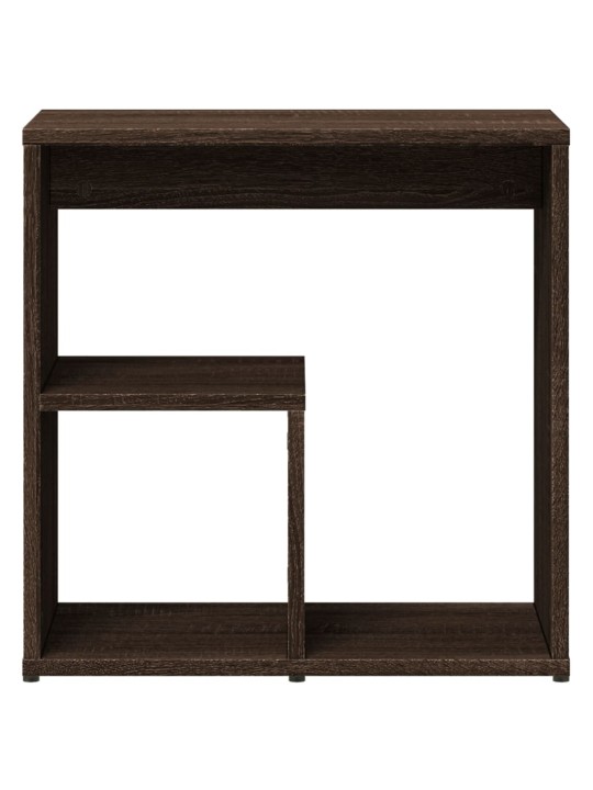 Odkládací stolky 2 ks hnědý dub 50x30x50 cm kompozitní dřevo