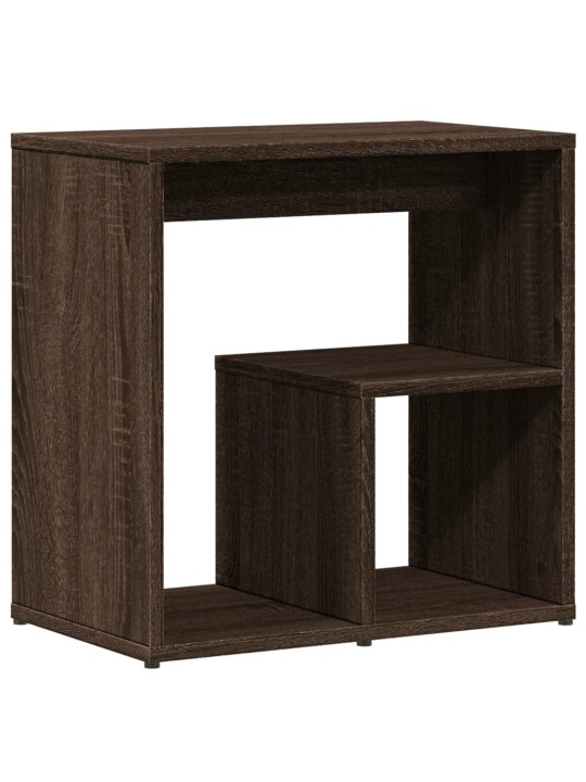 Odkládací stolky 2 ks hnědý dub 50x30x50 cm kompozitní dřevo