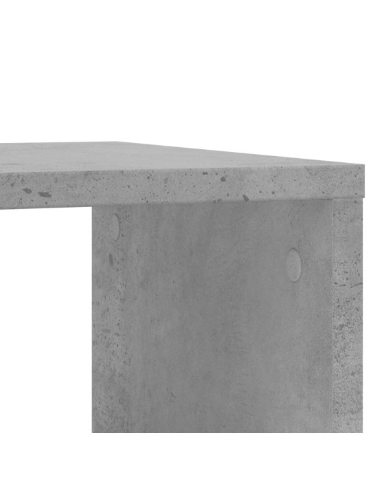 Odkládací stolek na kolečkách šedý 50 x 30 x 55 cm dřevotříska