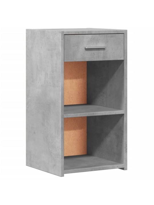 Noční stolky 2 ks betonově šedé 35x34x65 cm kompozitní dřevo