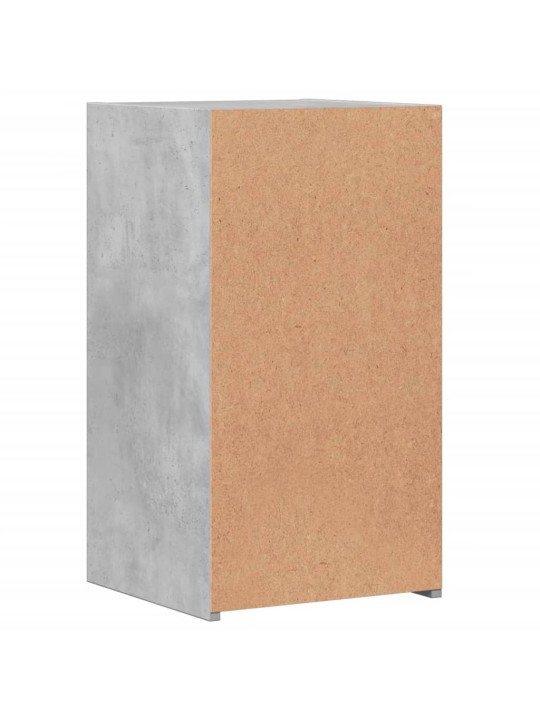 Noční stolky 2 ks betonově šedé 35x34x65 cm kompozitní dřevo