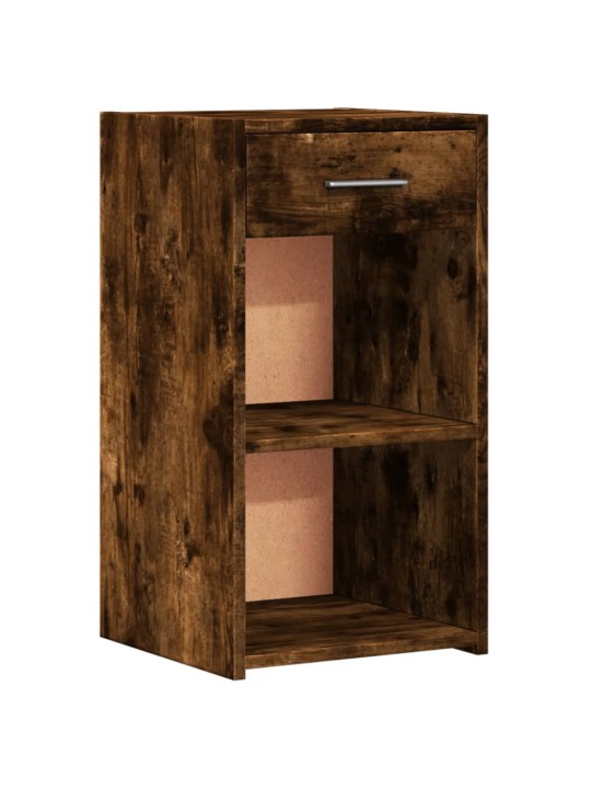 Noční stolky 2 ks kouřový dub 35 x 34 x 65 cm kompozitní dřevo