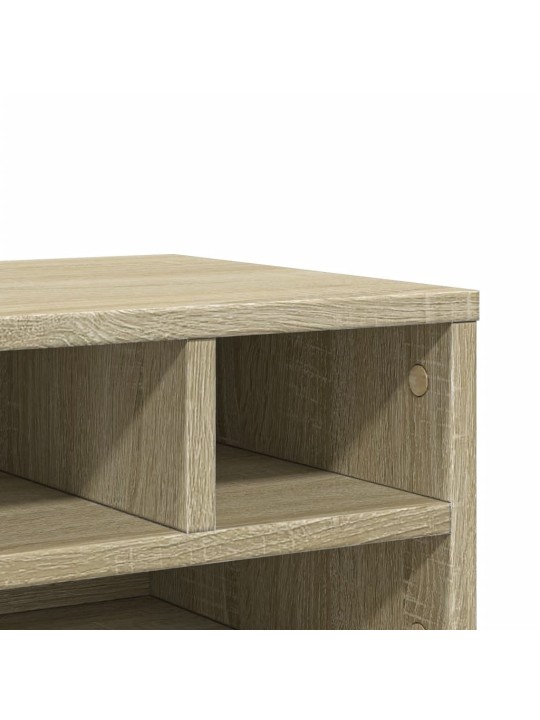 Stojan na tiskárnu dub sonoma 40x32x22,5 cm kompozitní dřevo