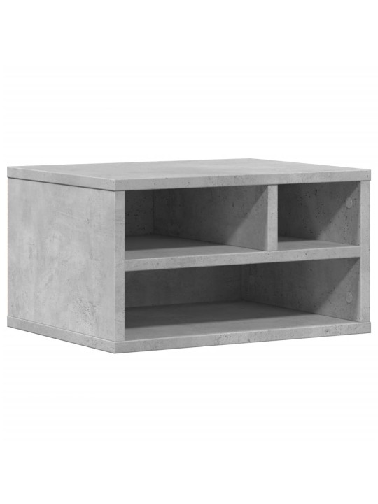 Stojan na tiskárnu betonově šedý 40x32x22,5 cm kompozitní dřevo