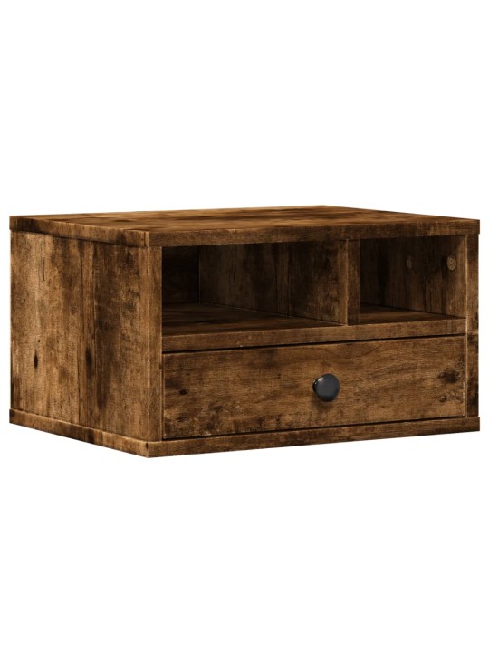 Stojan na tiskárnu kouřový dub 40x32x22,5 cm kompozitní dřevo