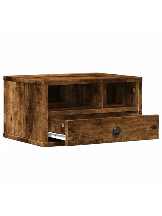 Stojan na tiskárnu kouřový dub 40x32x22,5 cm kompozitní dřevo