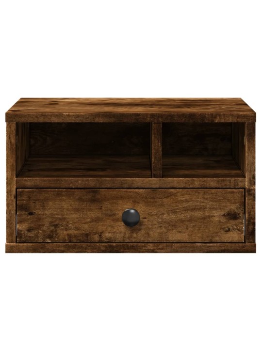 Stojan na tiskárnu kouřový dub 40x32x22,5 cm kompozitní dřevo