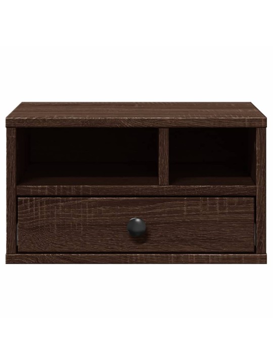 Stojan na tiskárnu hnědý dub 40 x 32 x 22,5 cm kompozitní dřevo