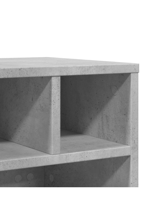 Stojan na tiskárnu na kolečkách betonově šedý 41 x 32 x 34,5 cm