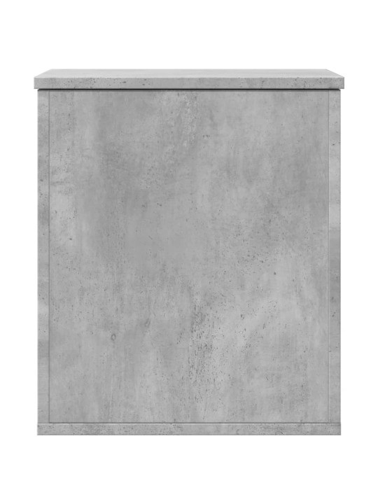 Úložný regál betonově šedý 40 x 42 x 46 cm kompozitní dřevo