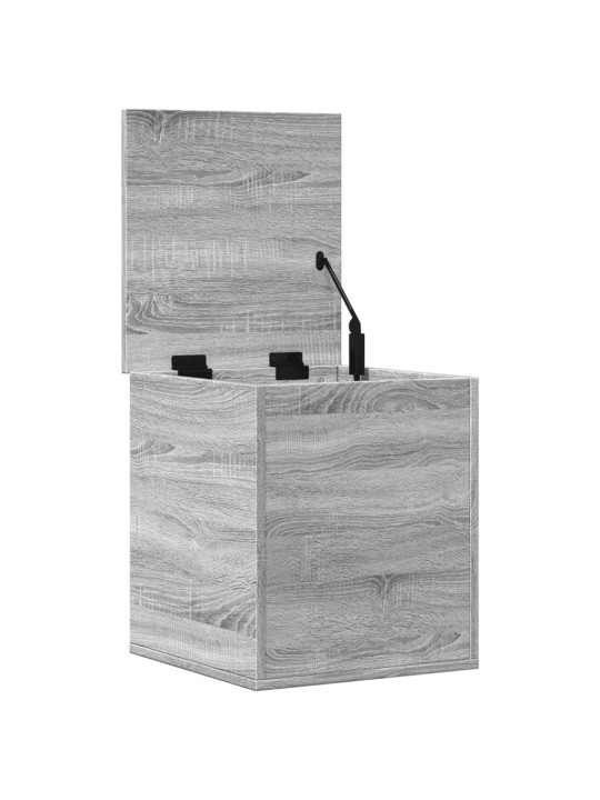 Úložný box šedý sonoma 40 x 42 x 46 cm kompozitní dřevo