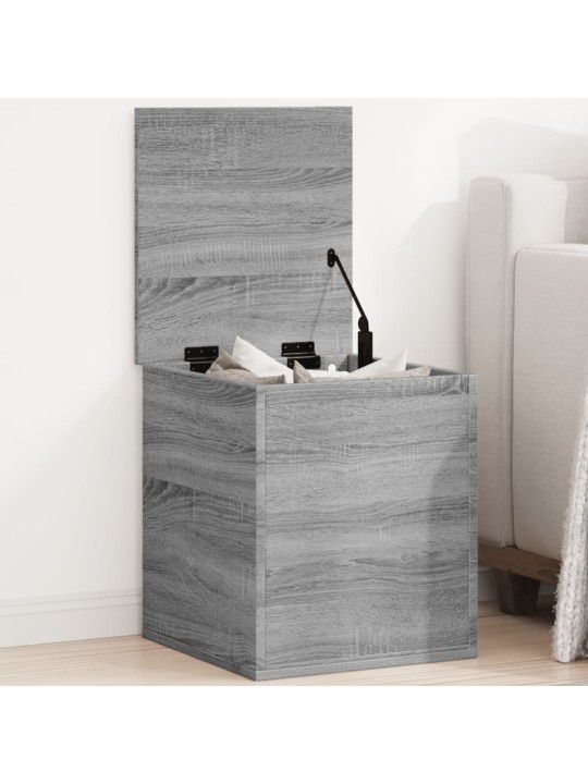Úložný box šedý sonoma 40 x 42 x 46 cm kompozitní dřevo
