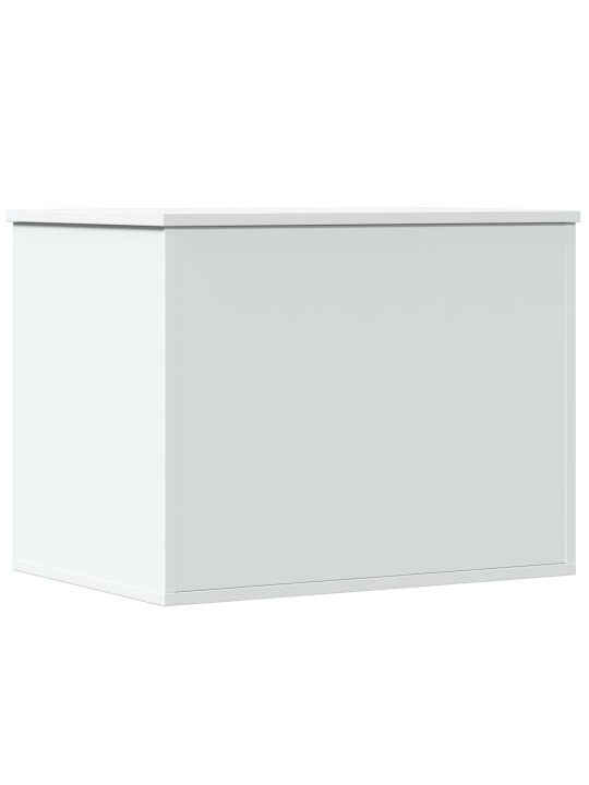 Úložný box bílý 60 x 42 x 46 cm kompozitní dřevo