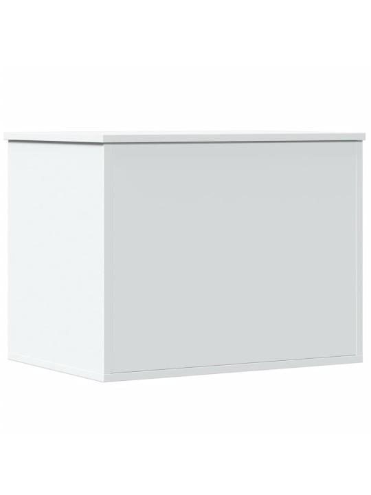 Úložný box bílý 60 x 42 x 46 cm kompozitní dřevo