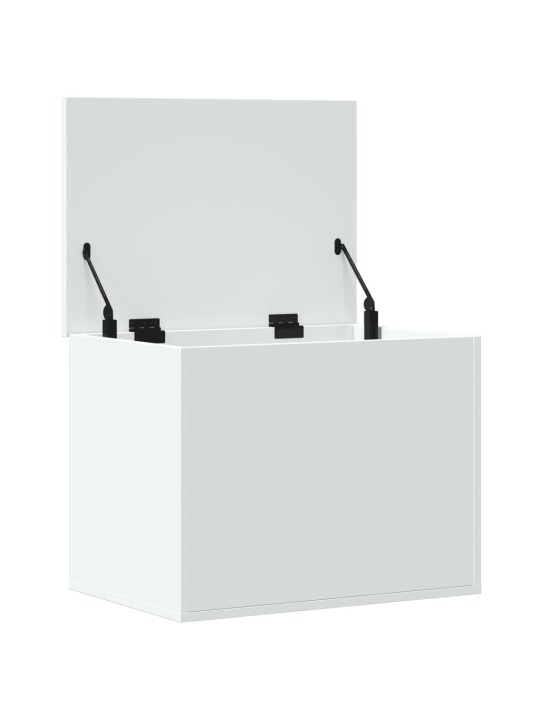 Úložný box bílý 60 x 42 x 46 cm kompozitní dřevo