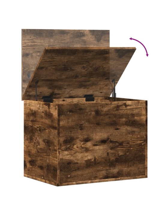 Úložný box kouřový dub 60 x 42 x 46 cm kompozitní dřevo